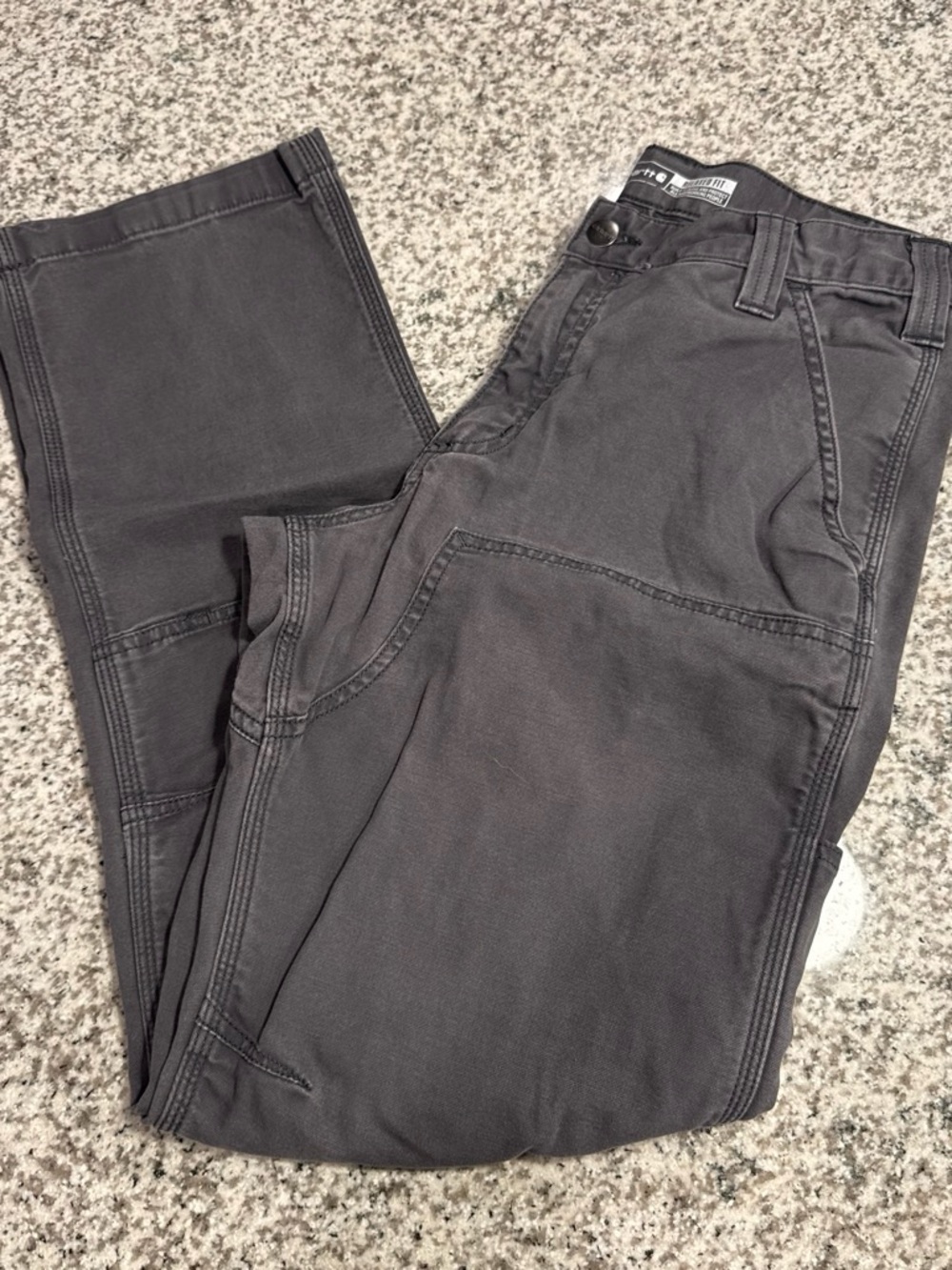Carhartt Double Knee Charcoal Work Pants